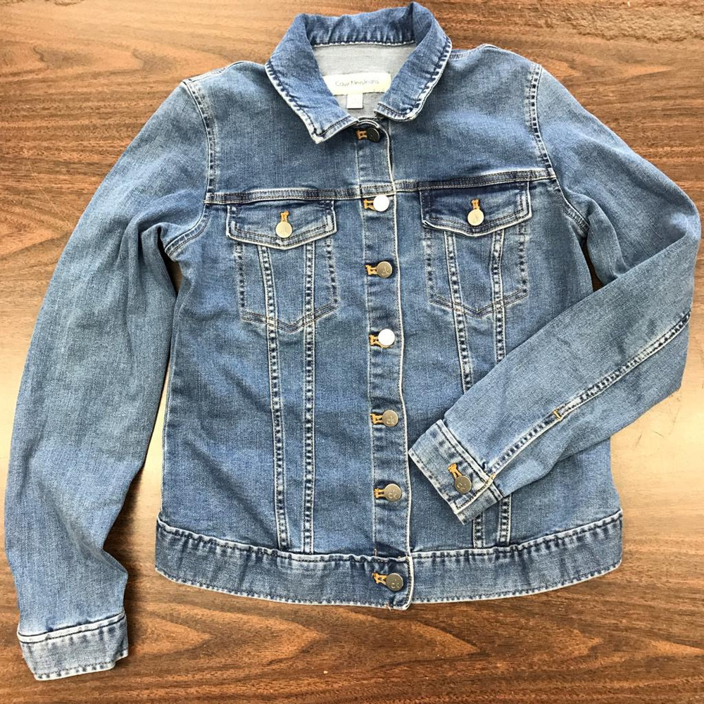 Calvin Klein Women's Denim Trucker Jean Jacket - Picture 1 of 4